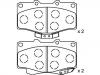剎車(chē)片 Brake Pad Set:04491-35160