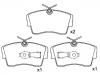 剎車(chē)片 Brake Pad Set:16 05 612